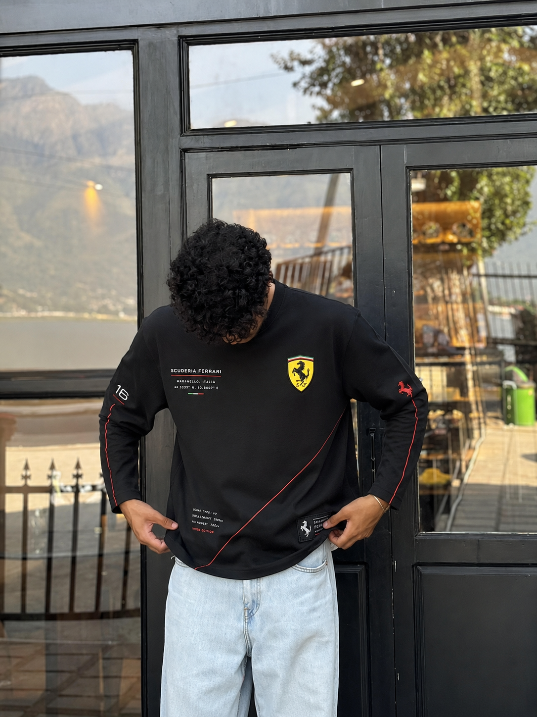 Ferrari Scuderia Racing Line Full-Sleeve Tshirt