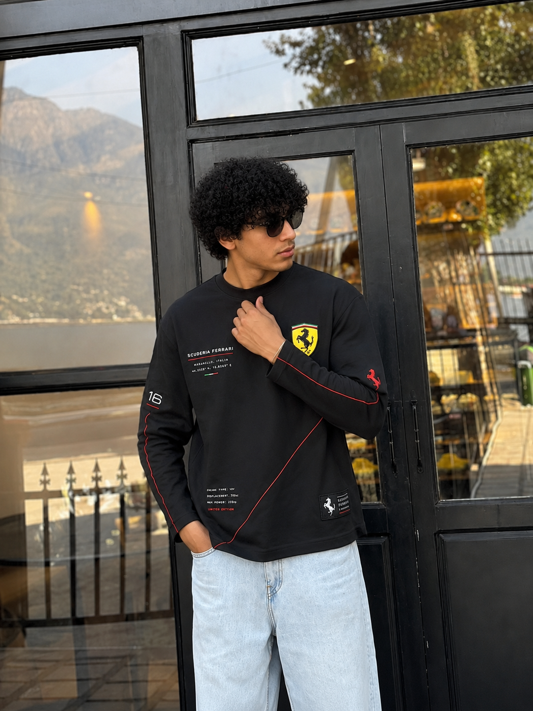Ferrari Scuderia Racing Line Full-Sleeve Tshirt