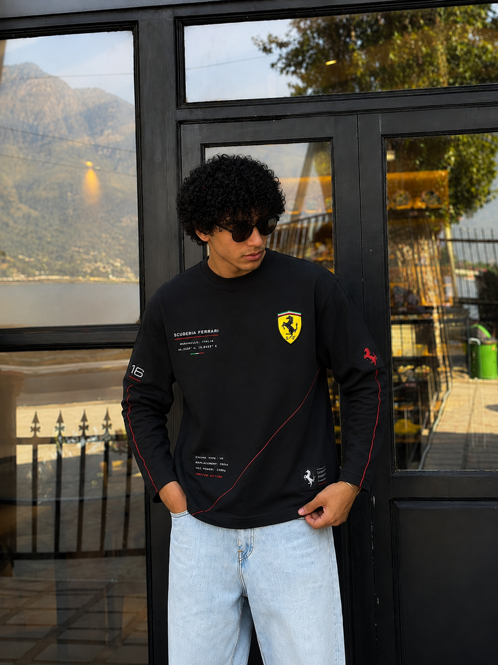 Ferrari Scuderia Racing Line Full-Sleeve Tshirt