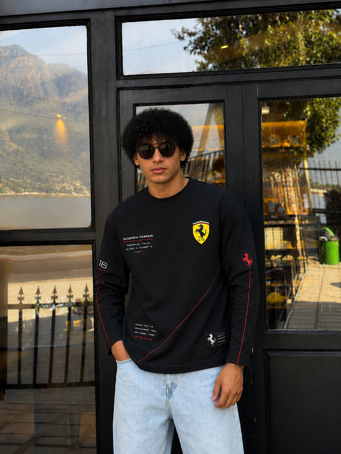 Ferrari Scuderia Racing Line Full-Sleeve Tshirt