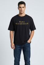Maharashtra Pride Oversized T-Shirt – Black | Premium Graphic Back Print