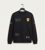 Scuderia Ferrari Racing Graphic Black Sweatshirt – Premium Streetwear