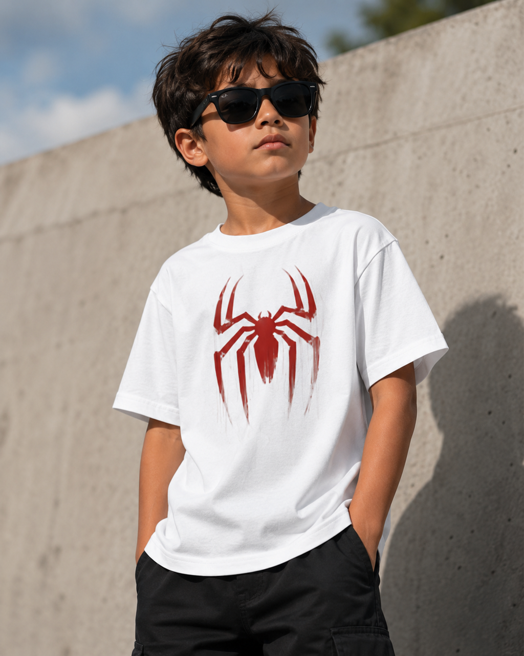 Kids' Spider-Man Graphic T-Shirt | 100% Cotton Regular Fit