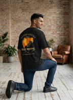 Maharashtra Pride Oversized T-Shirt – Black | Premium Graphic Back Print