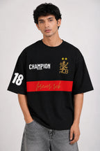 Champion Heritage Oversized T-Shirt – Black Edition