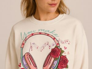 Fleece Sweatshirt 100% Cotton 350 GSM